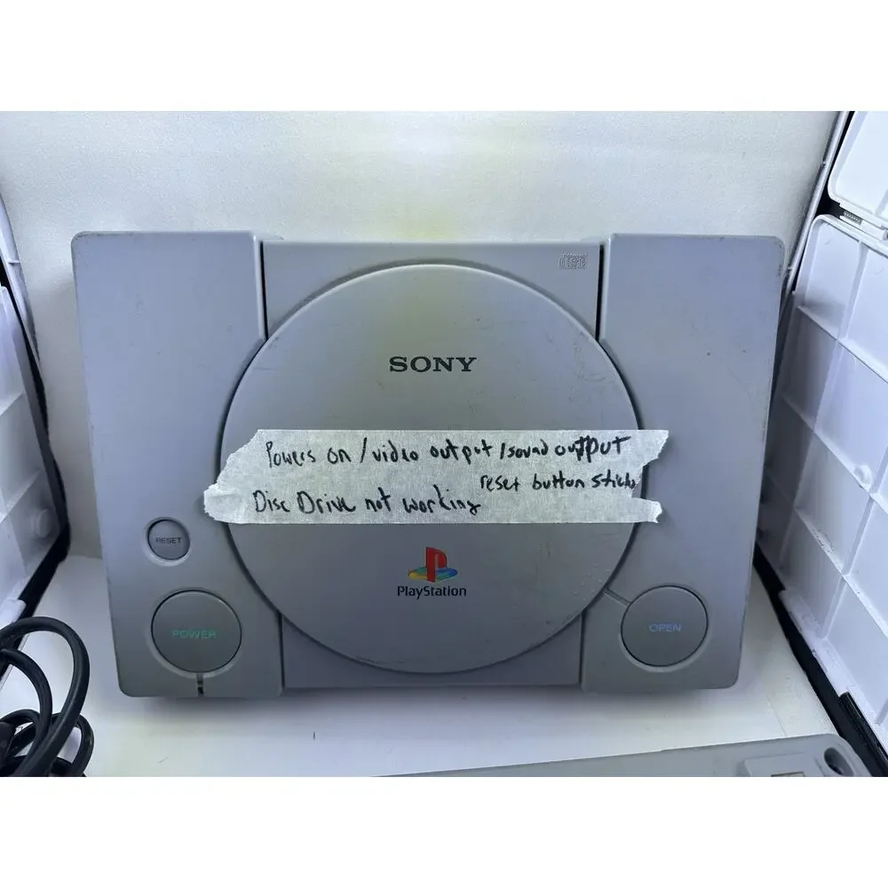 Sony Playstation One 1 PS1 Consoles SCPH 1001 & 9001 For Parts Read Description